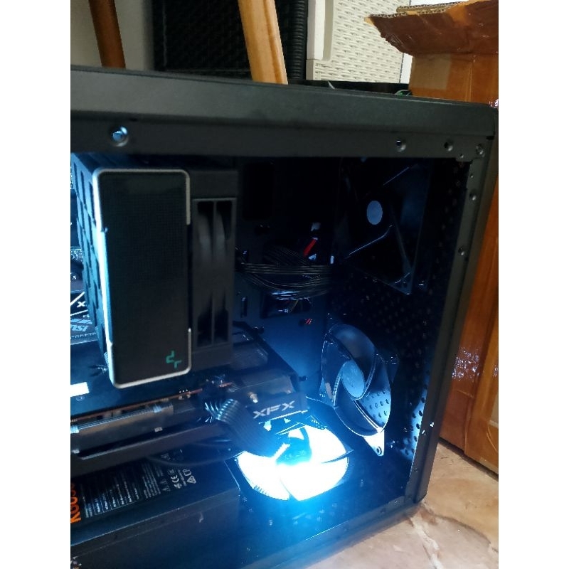pc (casing, processor, cooler cpu, ram, fan, ssd) tanpa gpu & tanpa psu