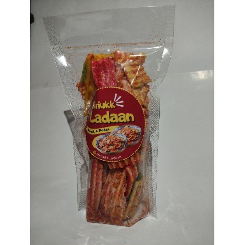 

Kerupuk Seblak Lapis Merah Pedas – Kripik Pedas Cikruh Daun Jeruk Khas Bandung 200gr