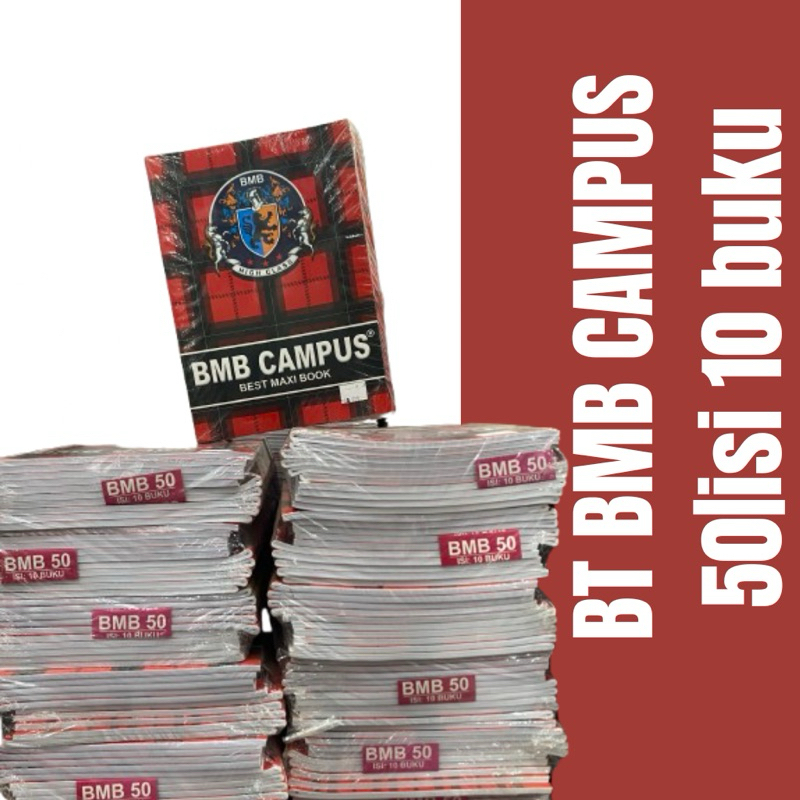 

BUKUTULIS BMB CAMPUS 50|isi 10 buku