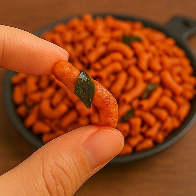 

Makaroni bantet pedas daun jeruk | makaroni keong pipa