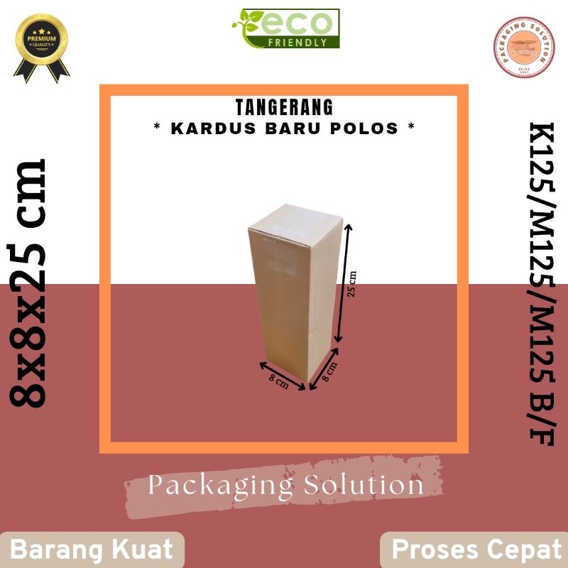 

Kardus Packing Box Baru ukuran 8x8x25 cm