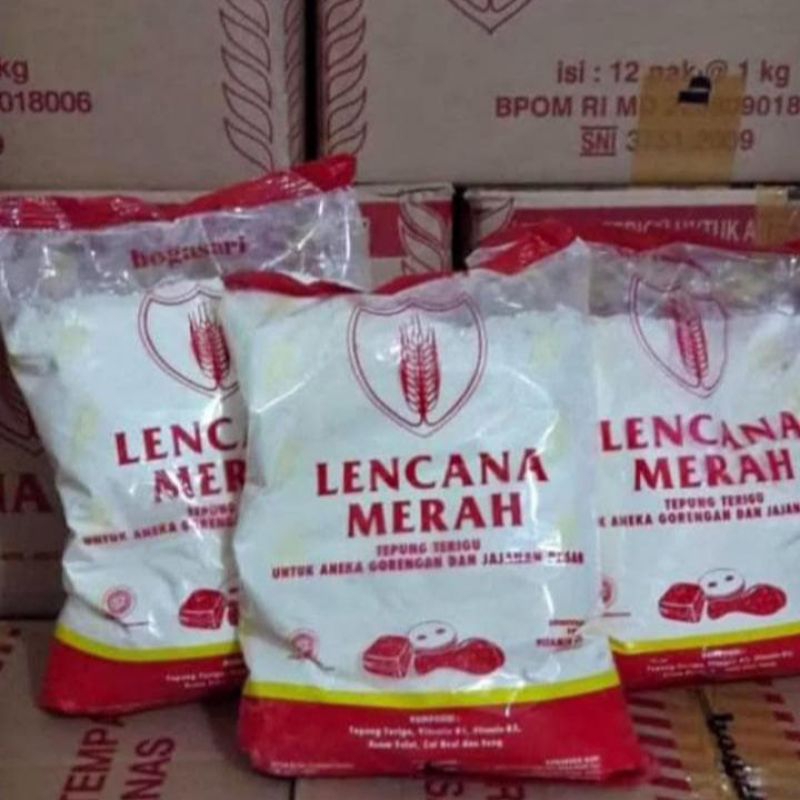 

Tepung Terigu Lencana Merah (FREE SENDOK CANTIK)