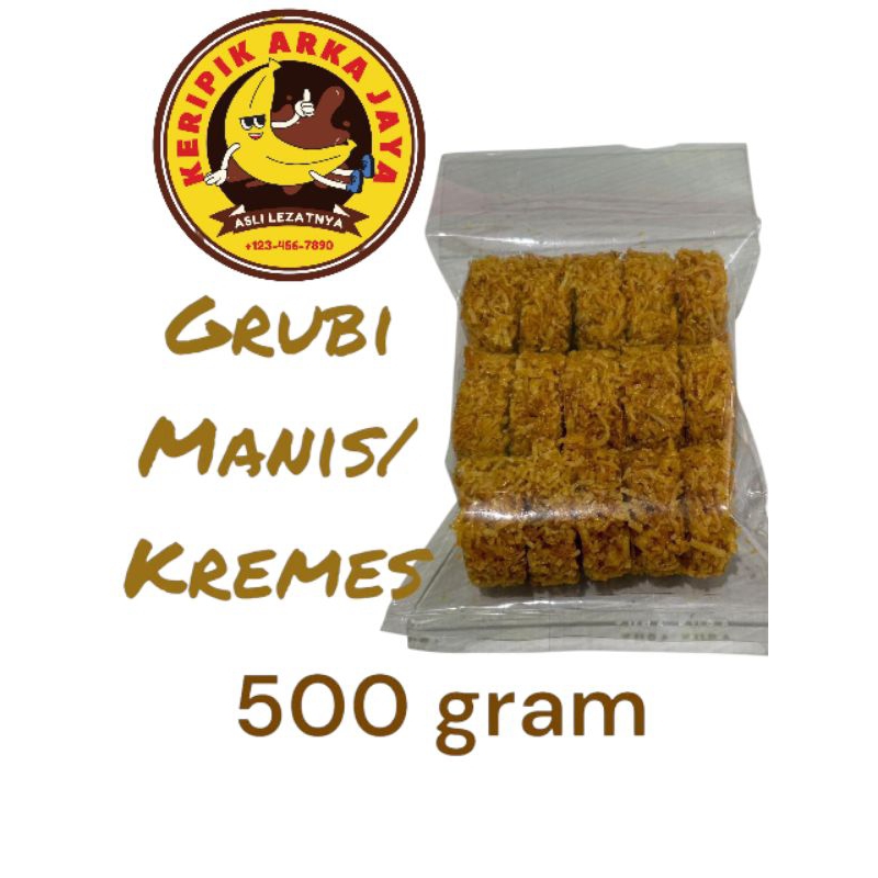 

500gram grubi manis kremes