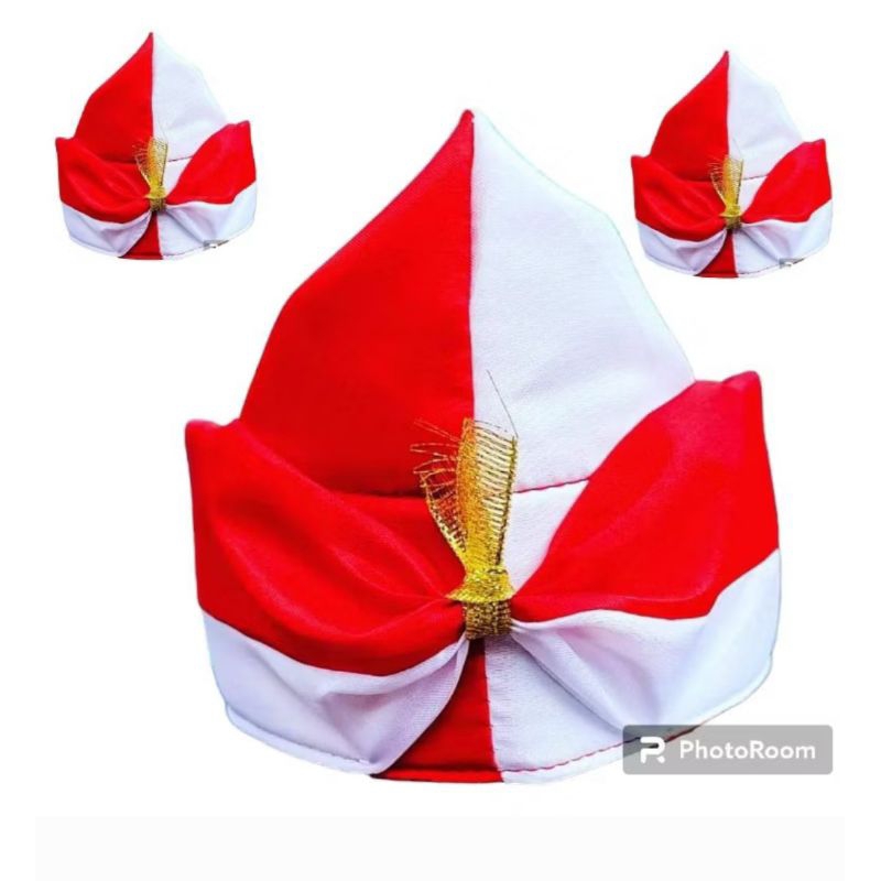 Ikat kepala merah putih / blangkon ikat kepala merah putih