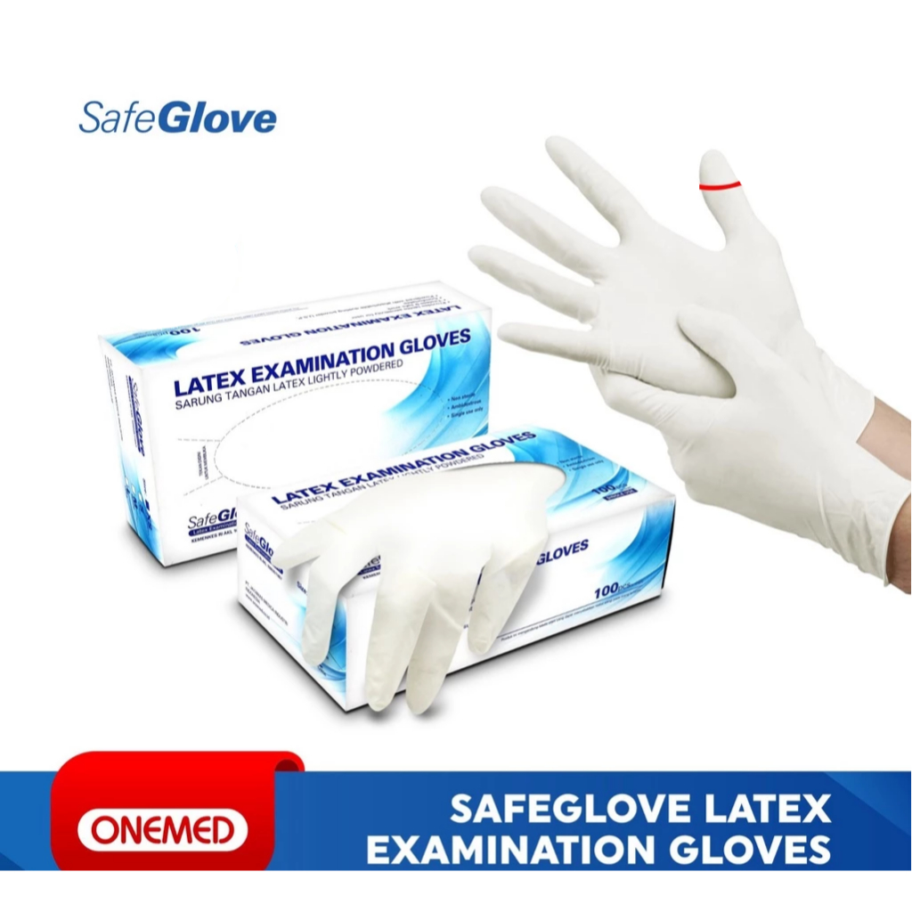 SAFEGLOVE / Safeglove Sarung Tangan Latex Exam