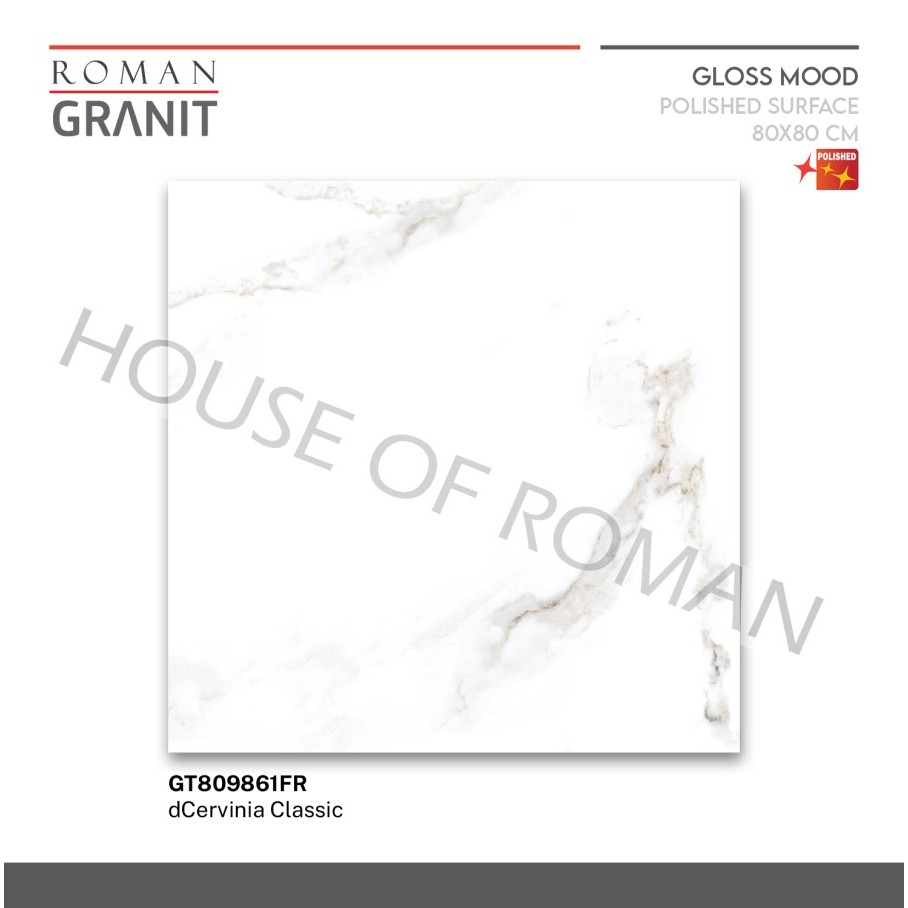 ROMAN GRANIT dCervinia Classic 80x80 GT809861FR ROMAN GRANIT