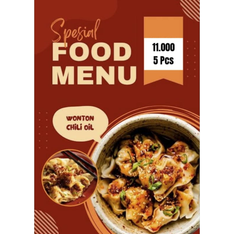 

Pangsit chilli oil 10 pcs