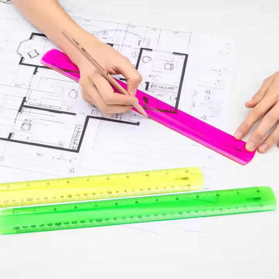 

penggaris 30 cm - deli ruler G003