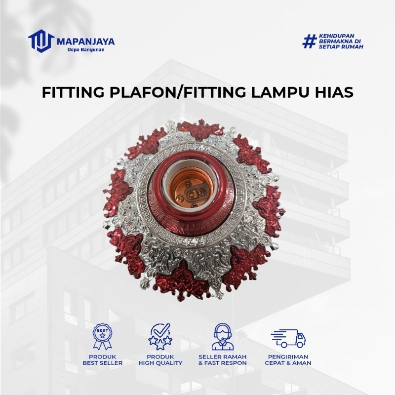 FITTING PLAFON/FITTING LAMPU HIAS/FITTING PLAFON MURAH/FITTING LAMPU PLAFON