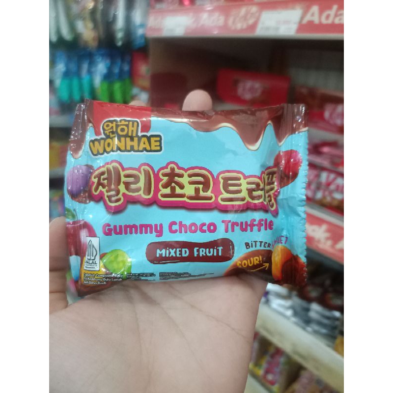 

Wonhae Gummy Choco Truffle Mixed Fruit 35gram