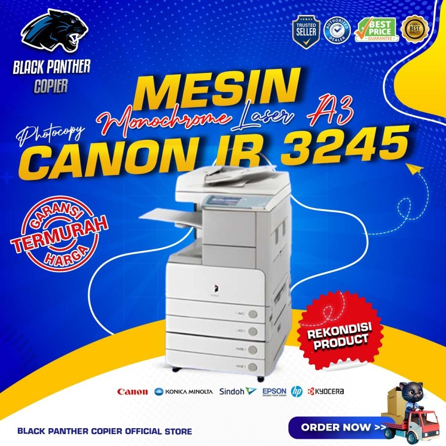 MESIN FOTOCOPY CANON IR 3245 REKONDISI IMPORT