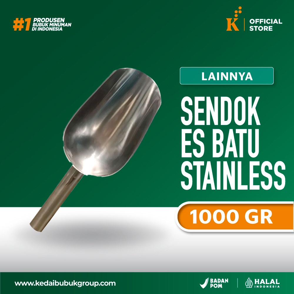 Sendok Es Batu Stainless