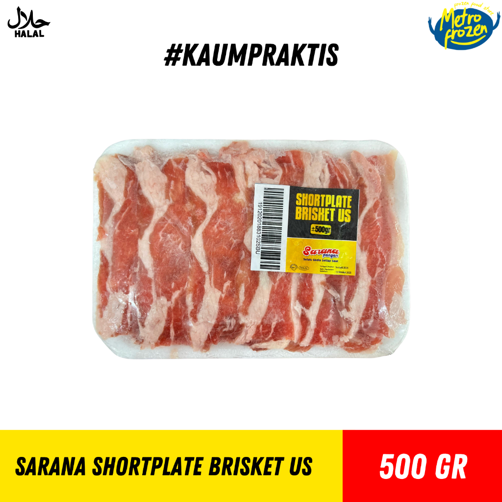 

SARANA Beef ShortPlate Brisket 500gr