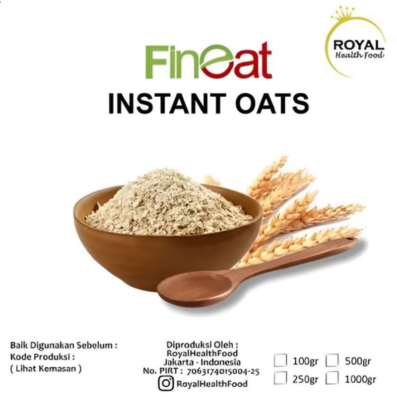

Instant Oats Gandum Kemasan Vacum 500g