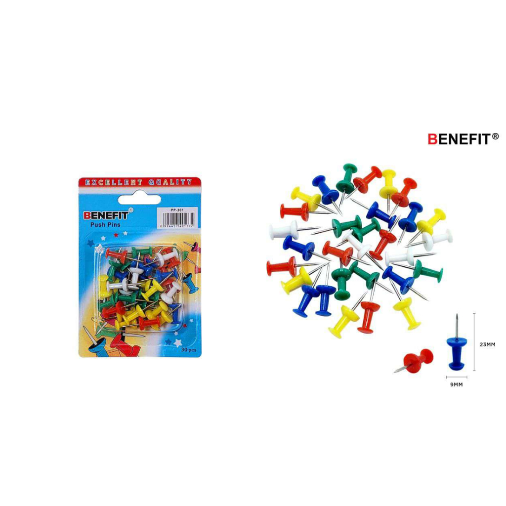 

Push Pin PP-301 Isi 30 BENEFIT