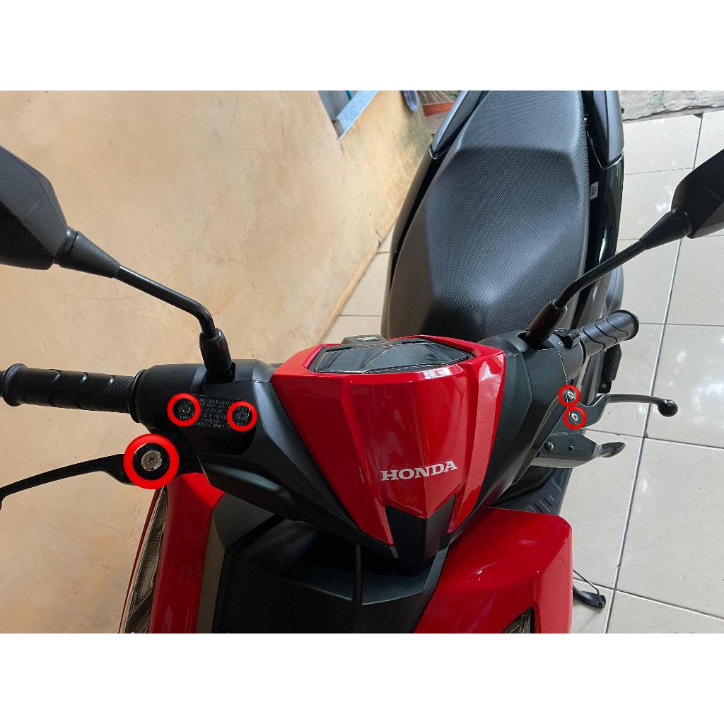 BAUT HANDLE + TUTUP MASTER ( 5 BAUT ) HONDA VARIO 125 / 150 LED OLD LED NEW BOHLAM KZR MODEL 2 KUNCI