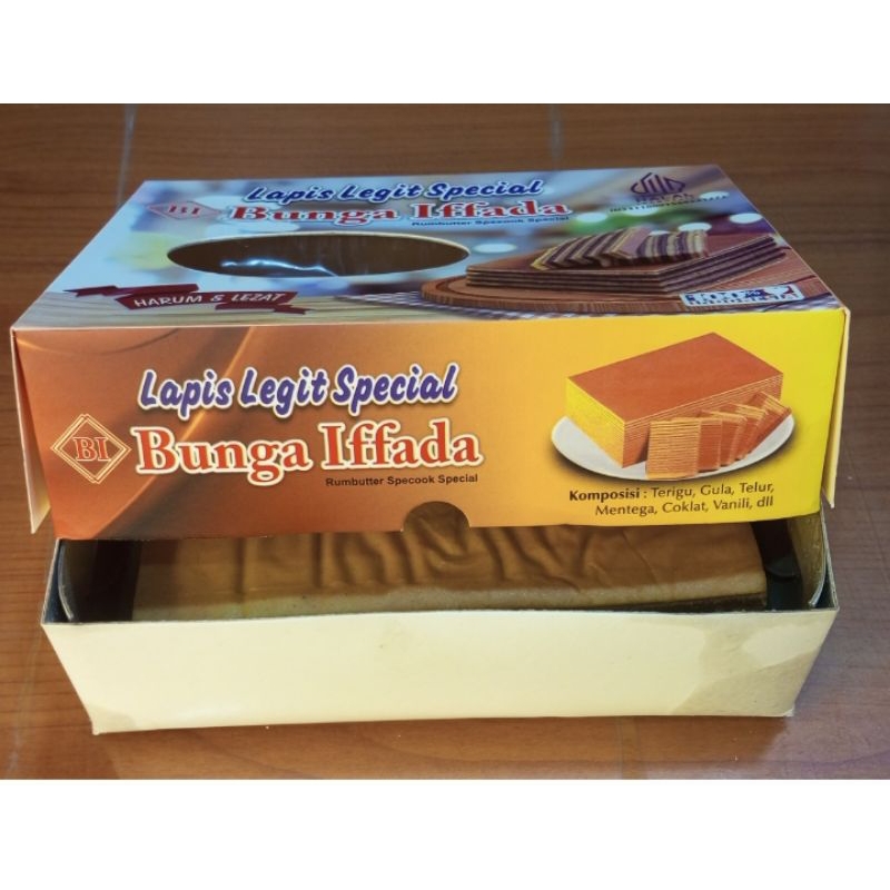 

Lapis Legit Bangka Spesial Basah harum 900 Gram Halal