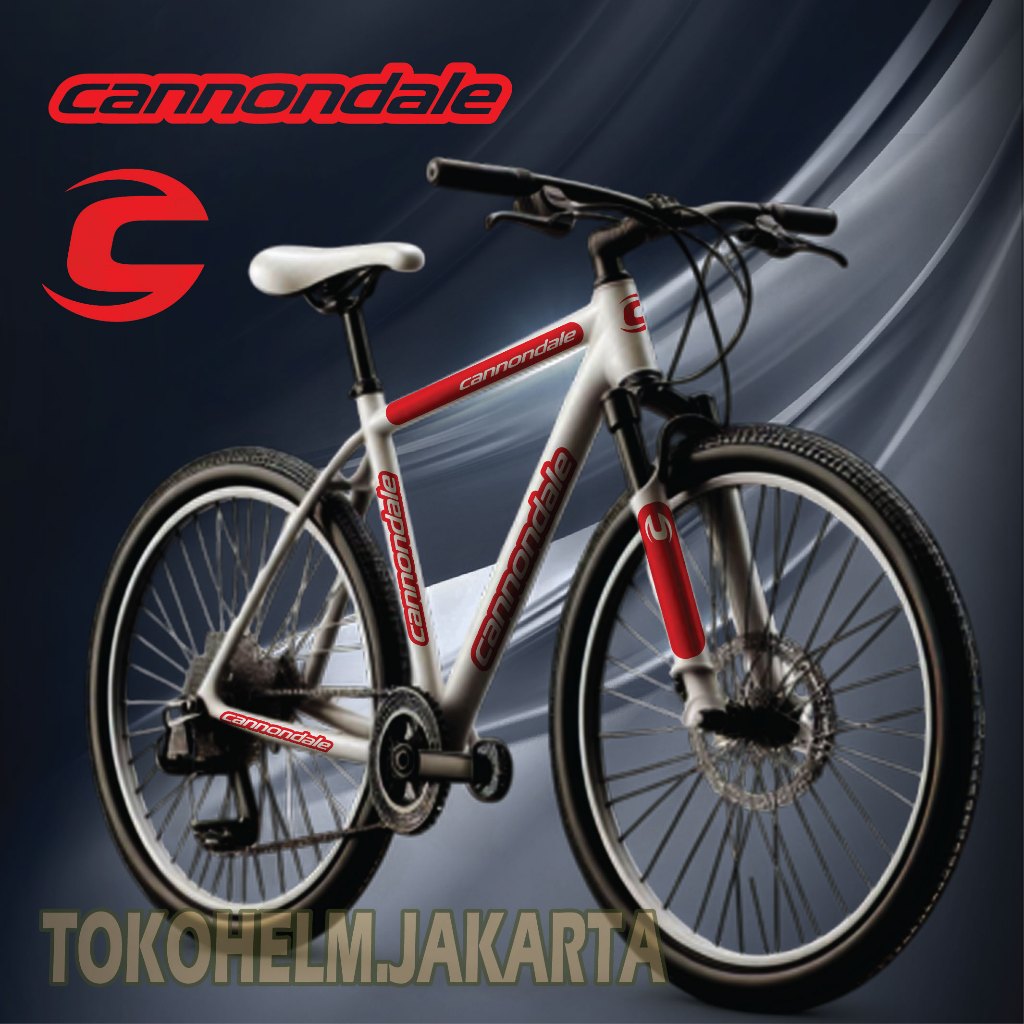 Sticker  1 set CANNONDALE / Cutting sticker sepeda