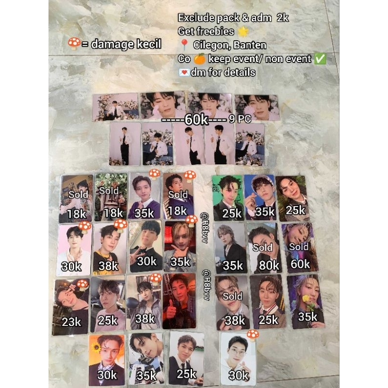 READY STOK PHOTOCARD // PC Seventeen Best Album 17 Is Right Here Reguler ver Hear here fml heaven go