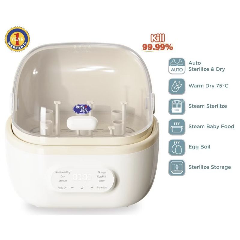 Babysafe Baby Sterilizer D Alat Mesin Sterilisasi Bayi