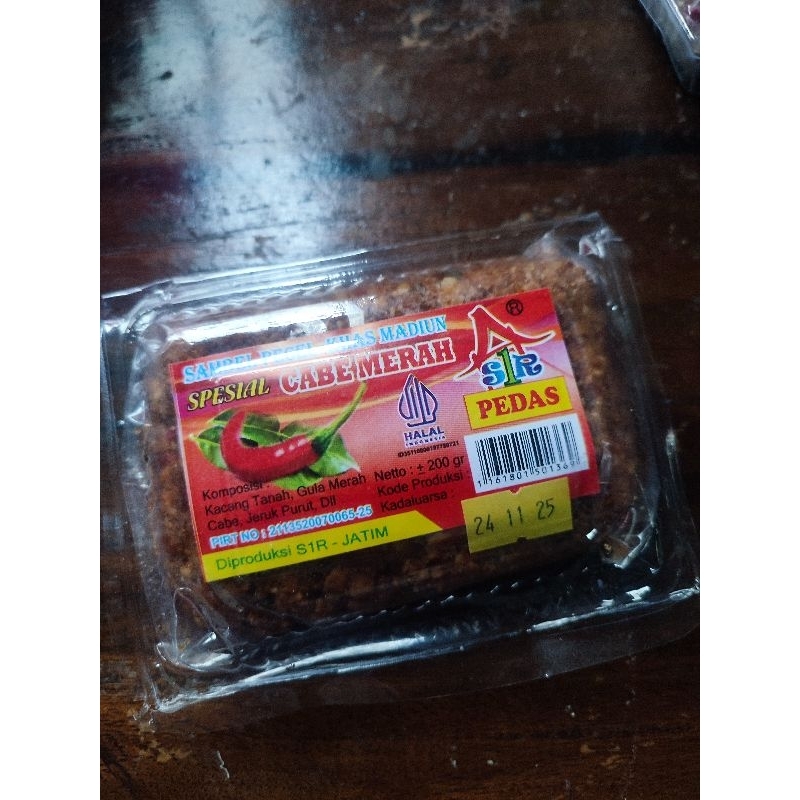 

Sambel Pecel Madiun Cabe merah