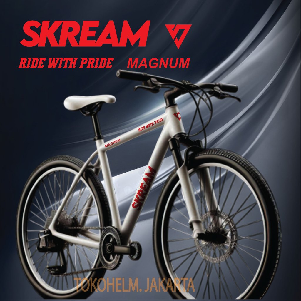 Sticker  1 set SKREAM/ Cutting sticker sepeda