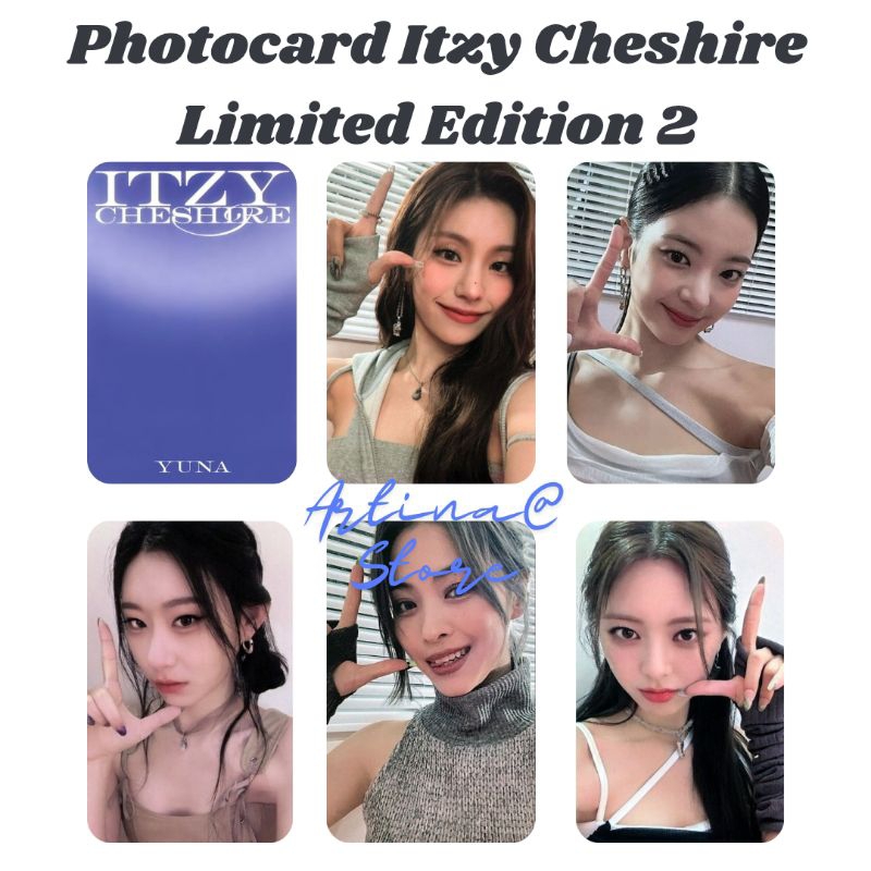 ( SATU GRUP ) Photocard Itzy Cheshire Limited Edition 2