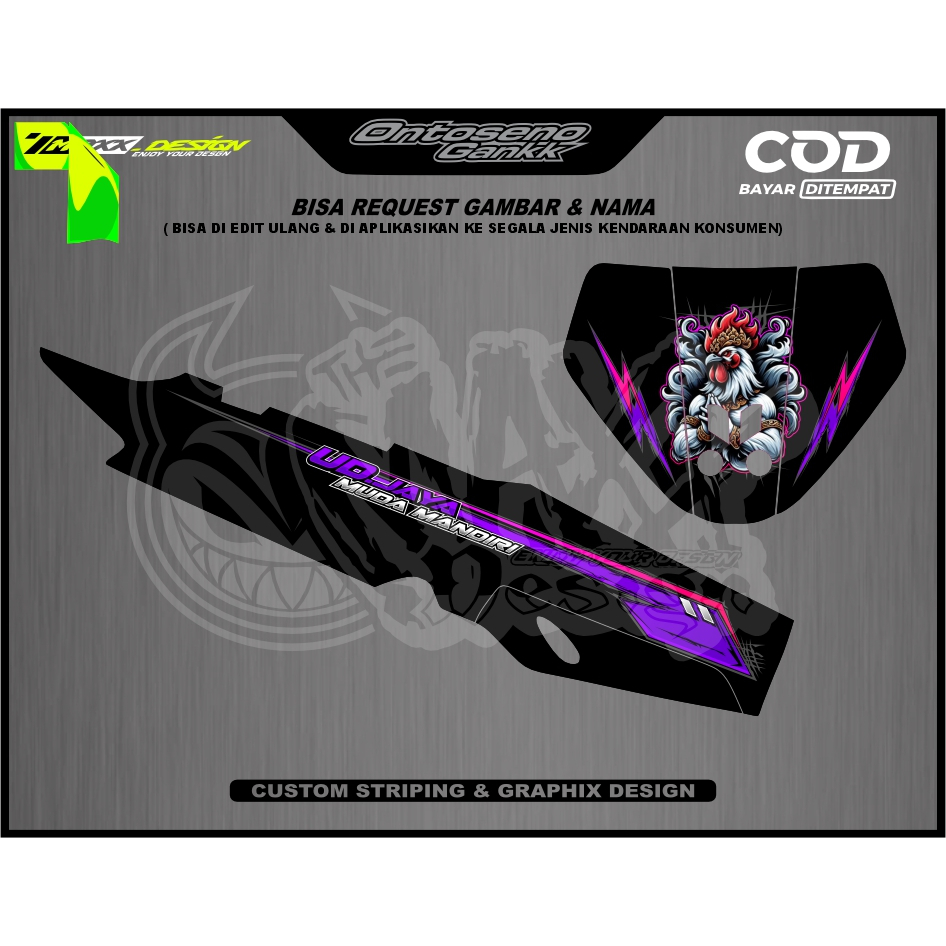 Striping Fizr Custom Fizr VARIASI Striping Fizr - Striping Fizr Full Clutch Fizr Sporty Striping F1z