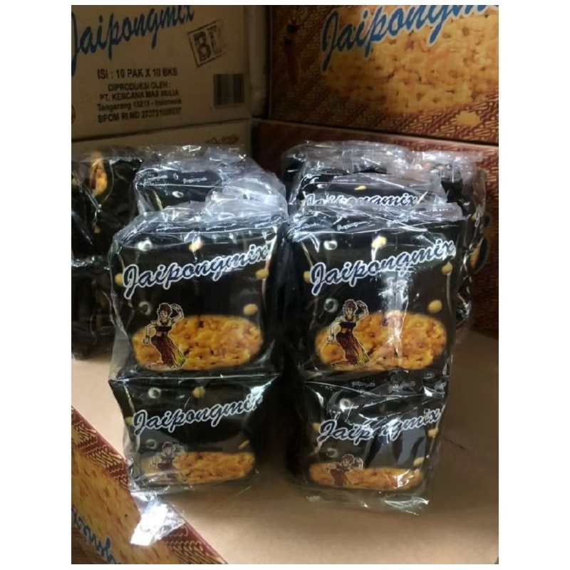 

1 dus snack jaipong mix isi 10 pack,1 pack 10 pcs