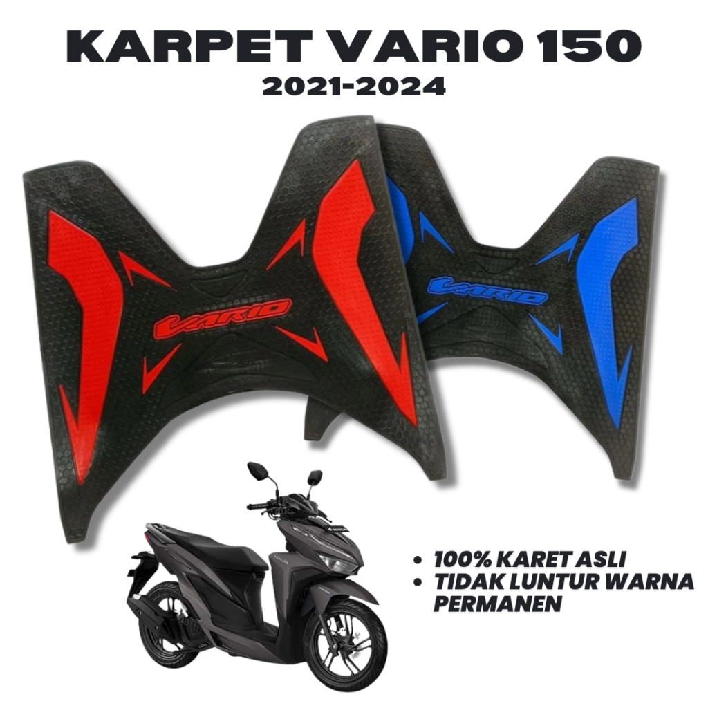 karpet motor vario 2021-2023 / pijakan kaki motor honda vario 2021-2023