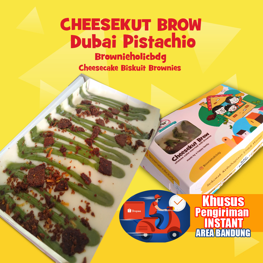 

Brownieholicbdg Cheesekut Brow Dubai Pistachio Cheesecake