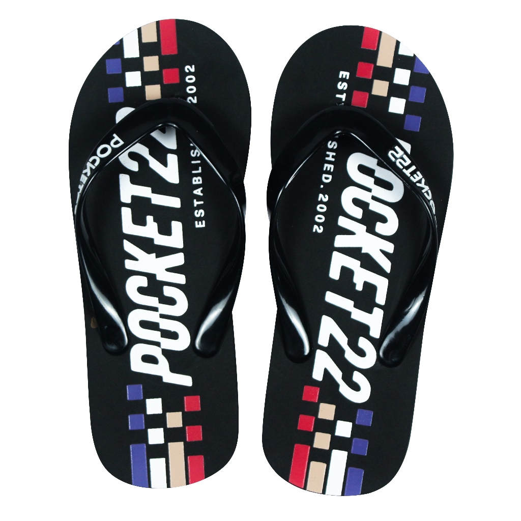 Pocket22 Sendal Motif FFD 1219 OBSTACLE - Sandal Terbaru, Tampilan Menarik, Empuk Dan Nyaman Dipakai