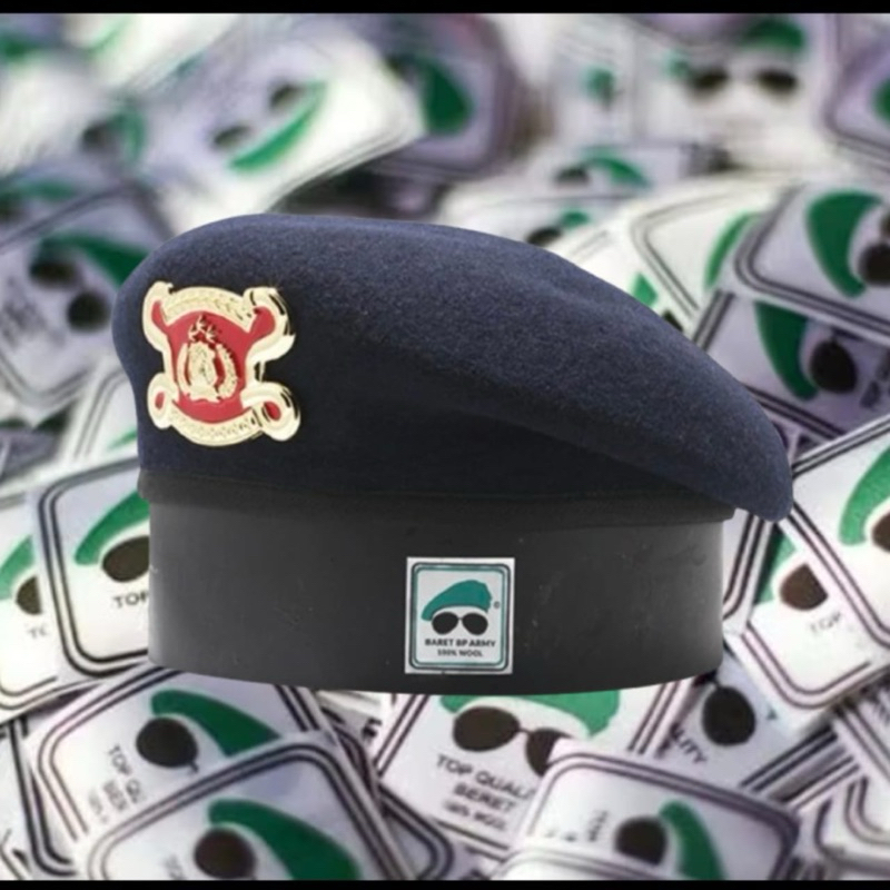 Baret POLRI - BRIMOB orginal logo kacamata