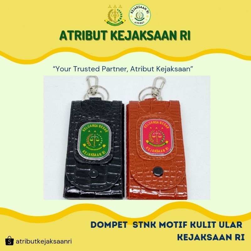 

ATRIBUT KEJAKSAAN RI - GANTUNGAN STNK MOTIF KULIT ULAR KEJAKSAAN RI