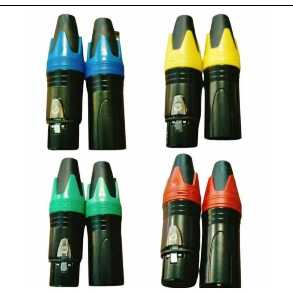 Jack XLR Canon Cowok Cewek Sepasang