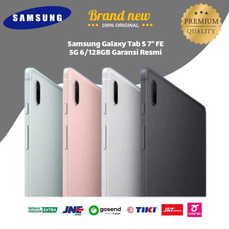 Samsung Galaxy Tab S7 FE 5G 6/128GB Garansi Resmi