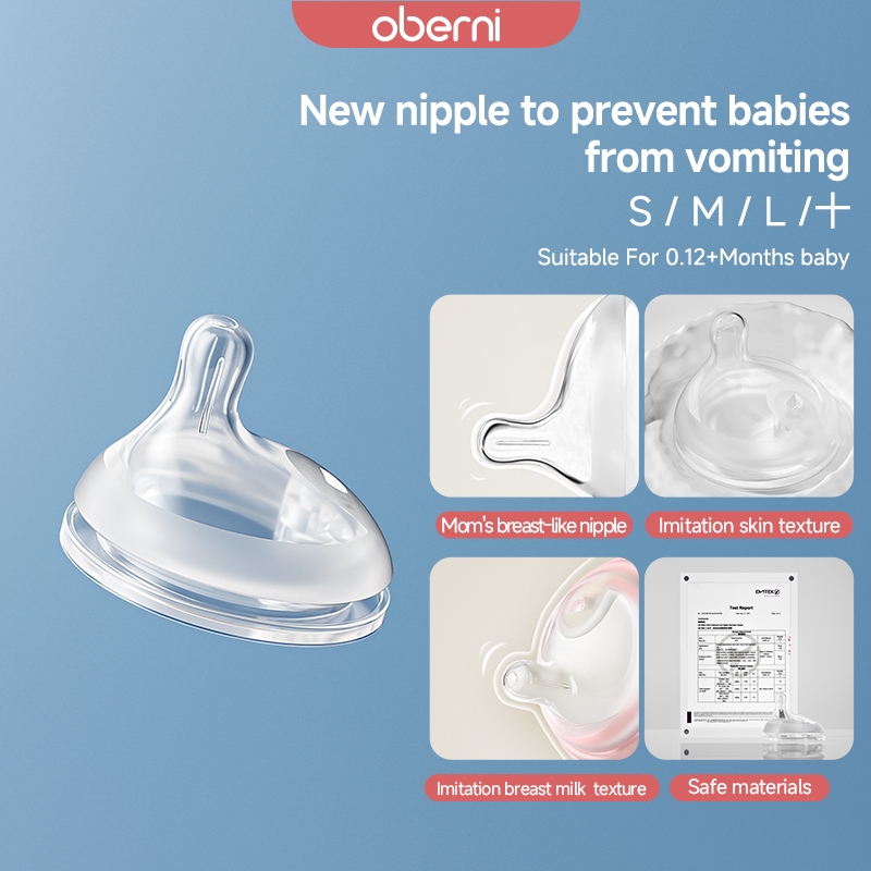 Oberni Baby Eccentric Dot Calibre Lebar 6cm Bahan Silikon Food Grade (0 Bulan+)
