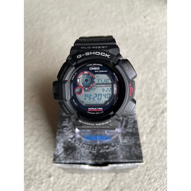casio g shock G9300 1DR mudman authentic fullset ex pribadi