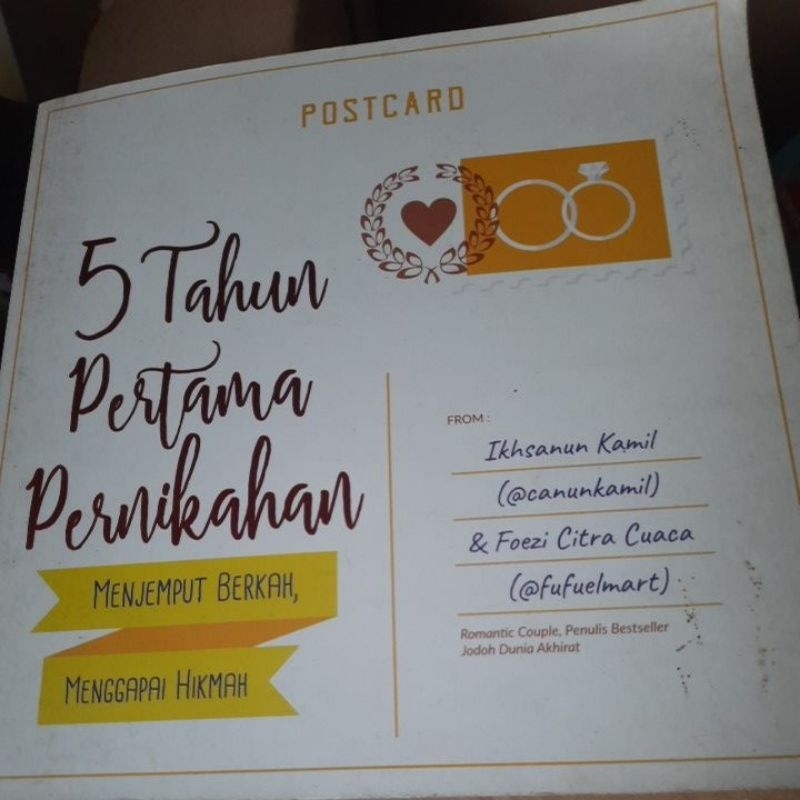 preloved buku 5 tahun pertama pernikahan