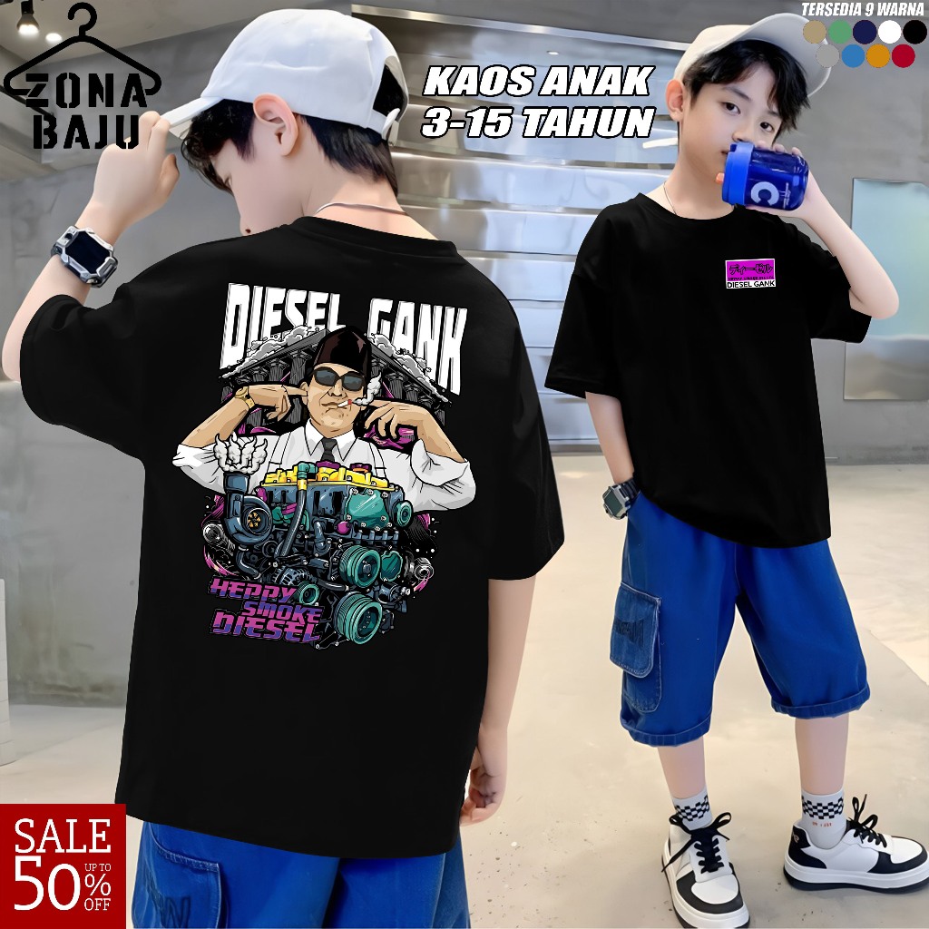T Shirt Anak DIESEL GANK KAOS DIESEL KAOS JMD POWER DIESEL KAOS TERBAIK VOL 1