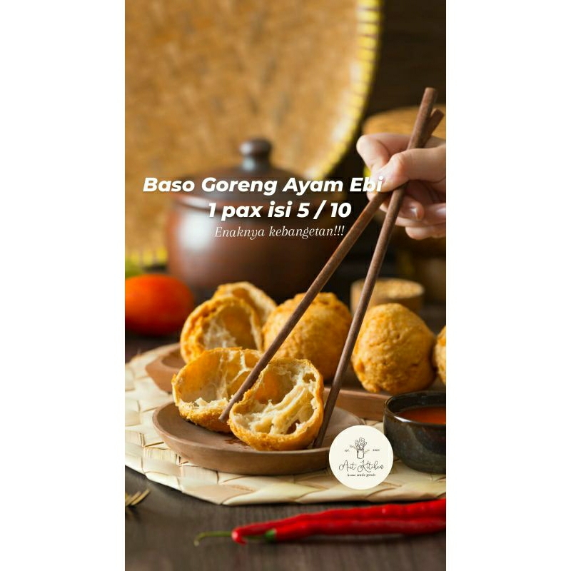 

Bakso Goreng Ayam Ebi Isi 5pcs