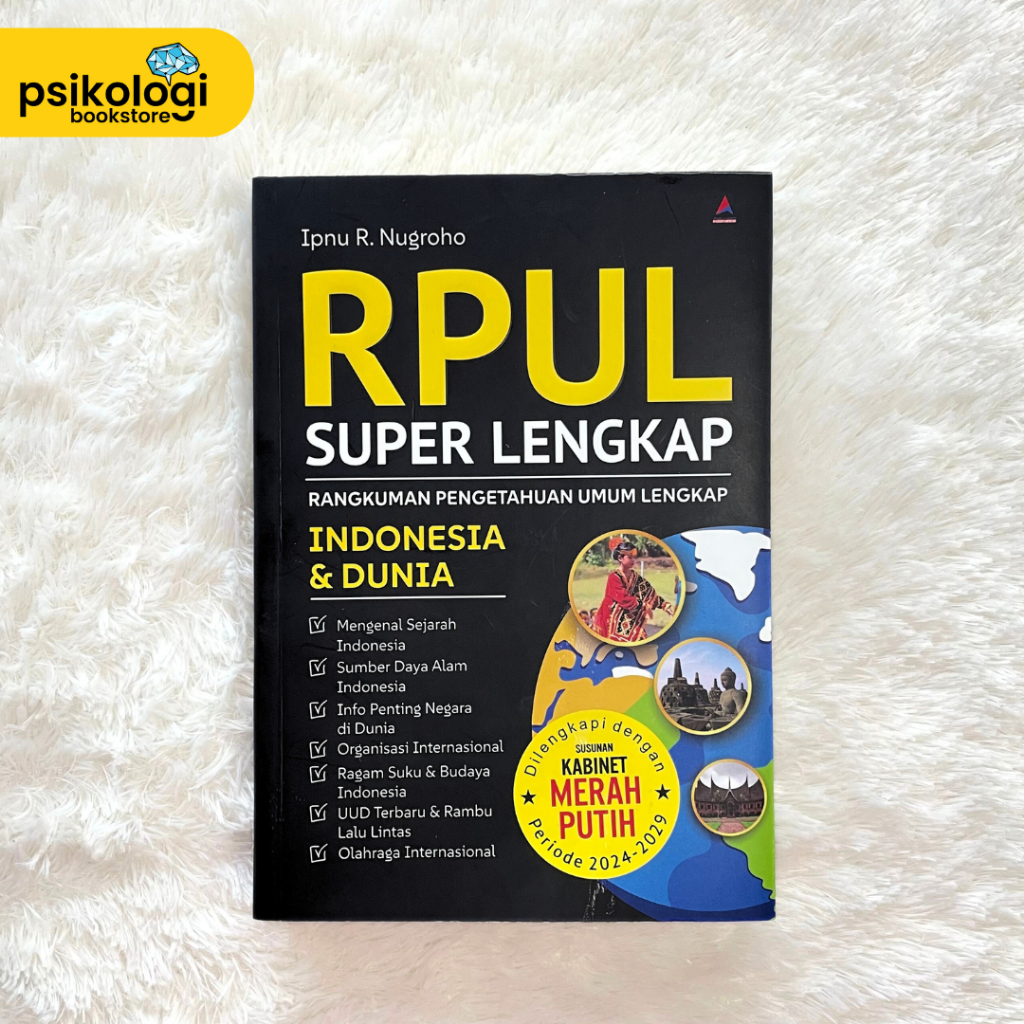 Buku RPUL Super Lengkap, Indonesia dan Dunia Dilengkapi Dengan Susunan Kabinet Merah Putih/ RPUL