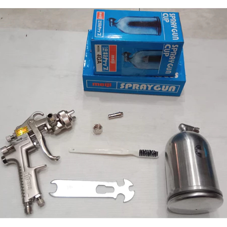 SPRAY GUN MEIJI F100 TABUNG ATAS ORI/ SPRAY GUN TABUNG ATAS MEIJI F100