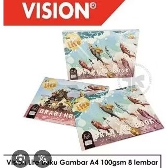

BUKU GAMBAR VISION UKURAN A4 1PACK ISI 10pc