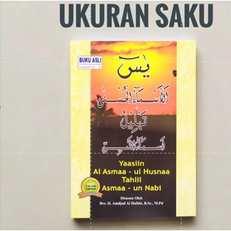 Buku Yasin Tahlil Asmaul Husna Kuning Ukuran Saku Kertas HVS