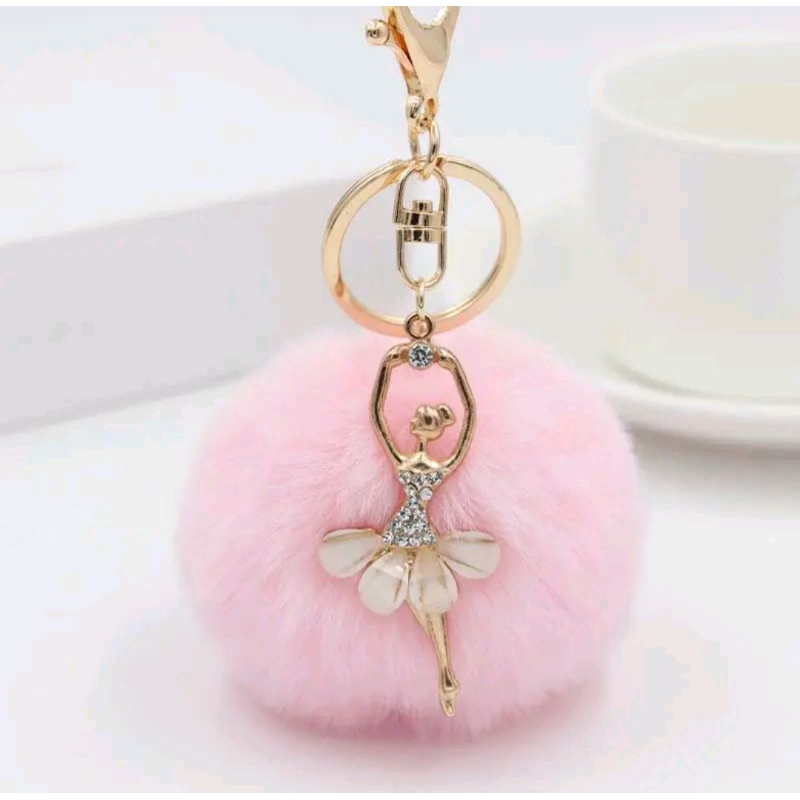 gantungan tas lucu/ mainan tas lucu/ gantungan bulu tas lucu