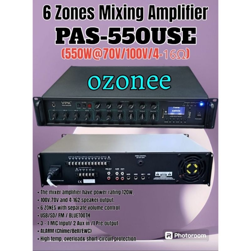 Amplifier VPK PAS 550 USE Original VPK PAS550USE Ampli VPK PAS 550USE 550 Watt