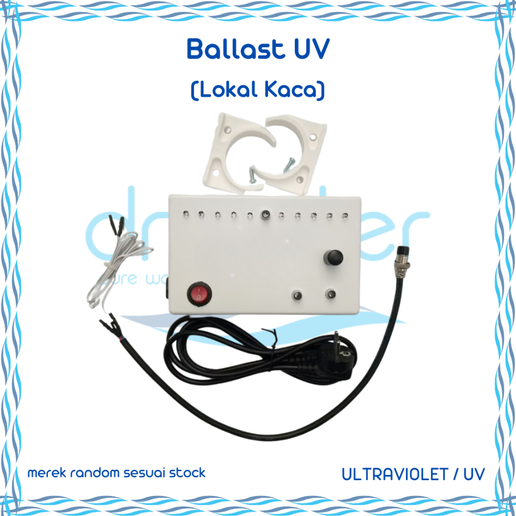 Ballast / Adaptor Lampu UV Lokal 12 GPM - drwatersolo