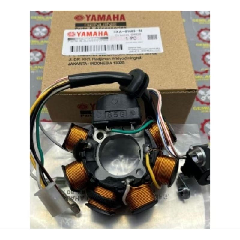 Spull Assy Stator Comp Spul Assy 3XA Yamaha Fiz R crypton Alfa sigma Force one original Yamaha Japan