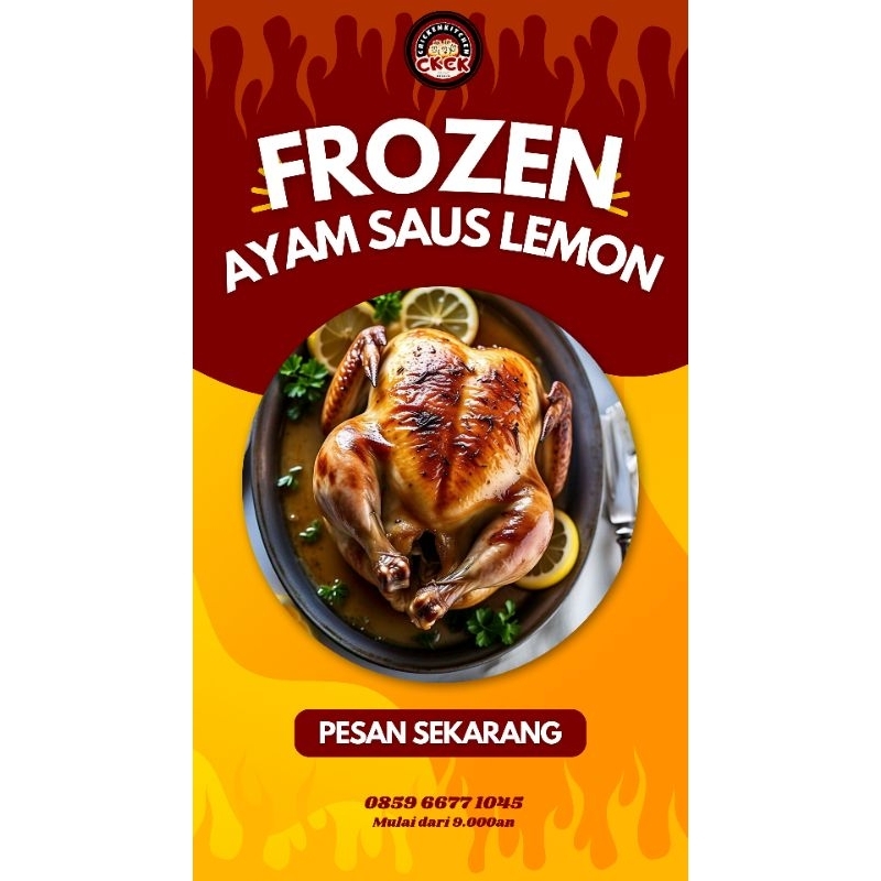 

Frozen ayam saus lemon